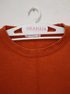 Rust Orange Sweater
