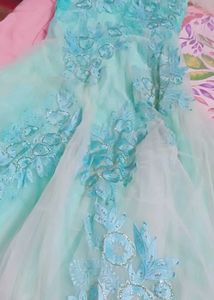 Elegant Gown With Cancan