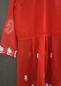 Red Short Kurti (M)