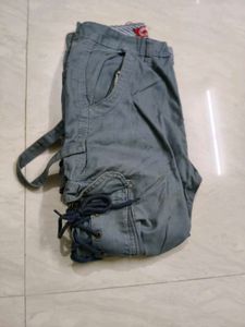 Stylish Blue Cargo Pants