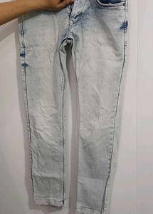Acid Wash Denim Jeans