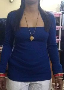Blue Party wear Top