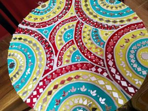 Customized Lippan Art (Glass Work )