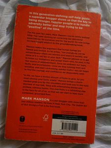 The Subtle Art of Not Giving a F*ck by Mark Manson