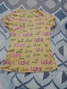 Love Print Tee