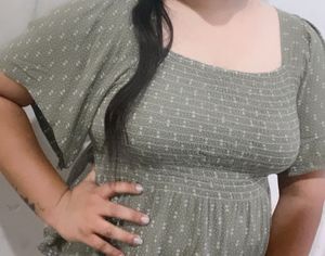 Olive Green Crop Top💚