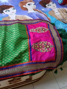 Green And Pink Dupatta