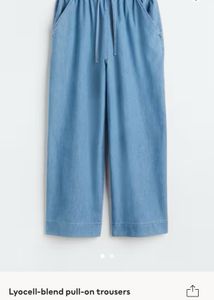 Blue Denim Culottes