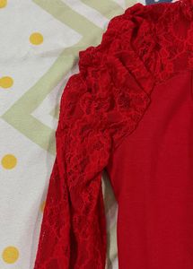 Red Net Dress