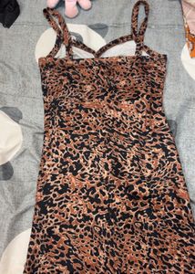 Animal Print Bodycon Dress