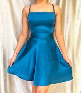 Satin Blackless Dress