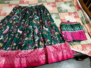 Unstitched Lhenga Choli