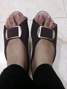 Heels Brown Wedges