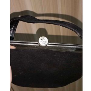 Vintage Black Clutch