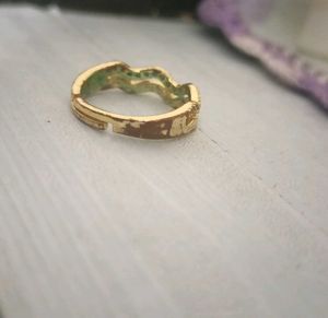 Studded Wavy Ring