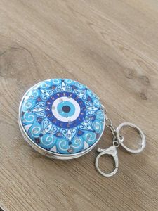 Evil Eye Charm Keychain mirror