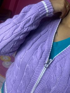 Lavender Knit Sweater