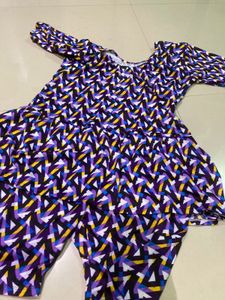 Patterned Swimwear Set