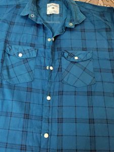 Blue Plaid Flannel Shirt 👕
