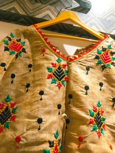 Embroidery Cotton Kurti