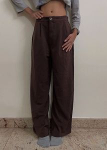 Brown Wide Leg Pants