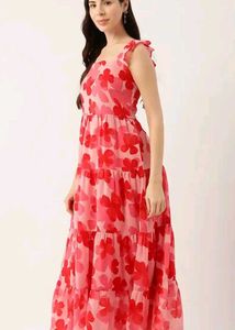 Floral Tiered Maxi Dress