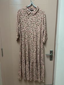 Floral Print Shirt Dress