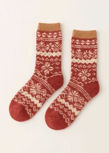 Winter Snowflake Socks