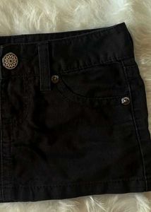 Vintage Micro Black Skirt