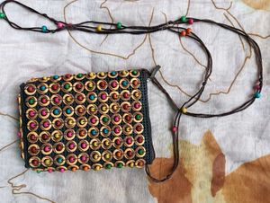 Boho Beaded Shoulder Bag
