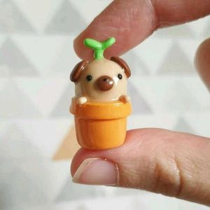 Mini Clay Bear / Pug Planter