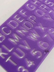 Letter Tracing Stencils For Elegant Alphabets
