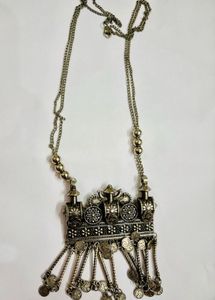 Oxidised Long Necklace