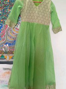 Green Ethnic Gown