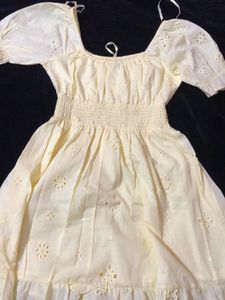 COTTON BRANDED DRESS