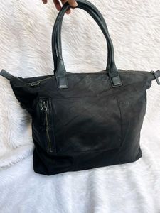 Oroton Black Big Tote Bag