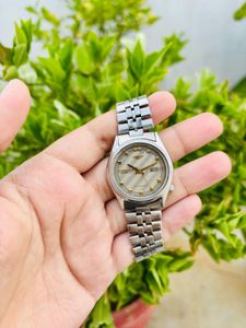 Citizen Automatic Grey Patterned Dial