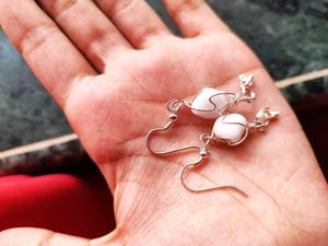 White Stone Jewelry Set