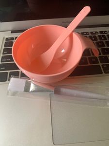Face Pack Bowl With Brush And Spoon