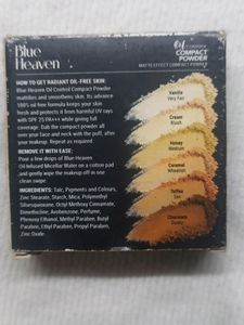 blue heaven oil control compact powder 🎀💗