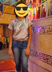 Silver Shimmer Top
