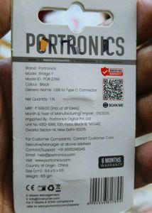 Portronics Bridge Y Adapter