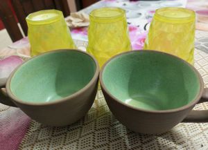 Unique Mugs &amp; Glasses Set