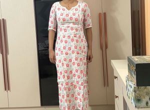 Floral Print Kurta
