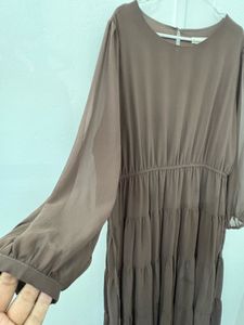 Tiered Flowy Midi Dress