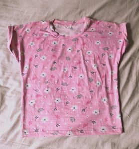 Two Crop T-shirt 💜💗