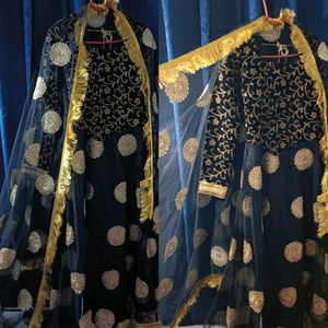 Anarkali With Heavy Falre