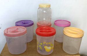 7 Plastice Jar For Kitchin