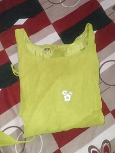 Green Embroidered Kurta for womens