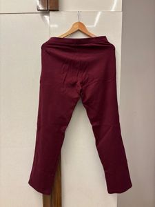 Maroon Casual Pants